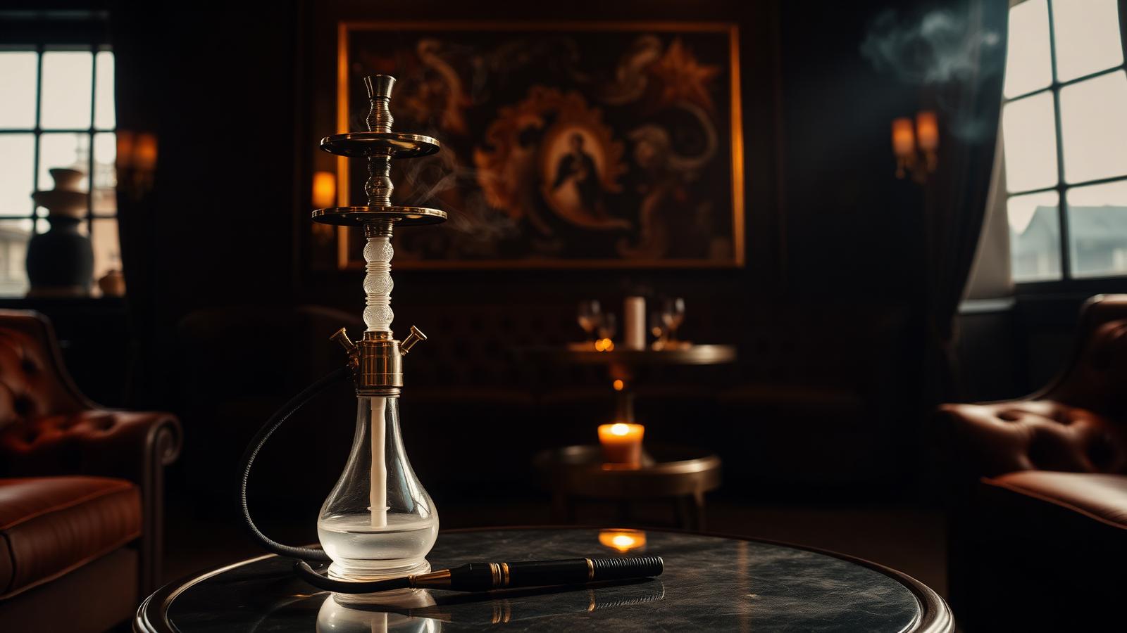 Elegant hookah lounge